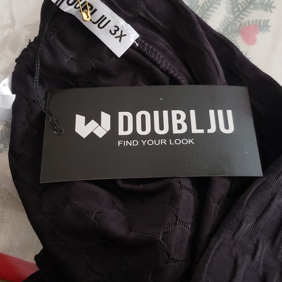 Doubleju high waisted textured leggings 3XL - Picture 6 of 6